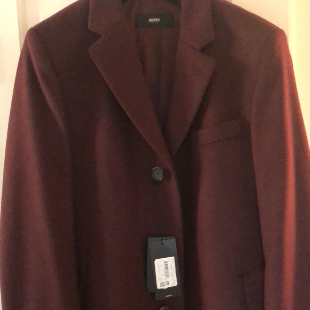 Boss Felted Wool Overcoat - Picture 4 of 4
